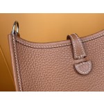 Mini Evelyn golden brown french tc leather
