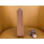 Mini Evelyn golden brown french tc leather