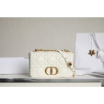 DIOR CARO white gilt buckle DR-061
