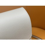 roulis19 trench coat gray evercolor leather silver buckle