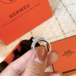 Hermes Square Diamond Ring