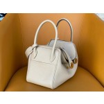 Lindy26 turtledove gray tc gold buckle