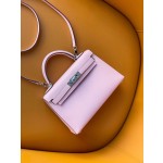 Mini Kelly 2nd generation 3q powder swift leather