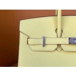 Birkin 25/30 Small chicken yellow epsom outer seam