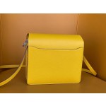 Roulis19 amber yellow evercolor leather