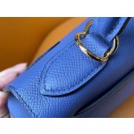 KellyKelly 28 agate blue epsom leather gold buckle