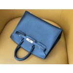 Birkin 25/30 Outer seam epsom leather black gold