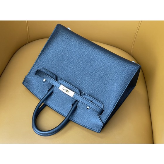 Birkin 25/30 Outer seam epsom leather black gold