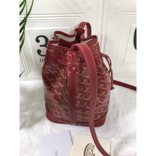 GOYARD drawstring single shoulder bucket bag W29