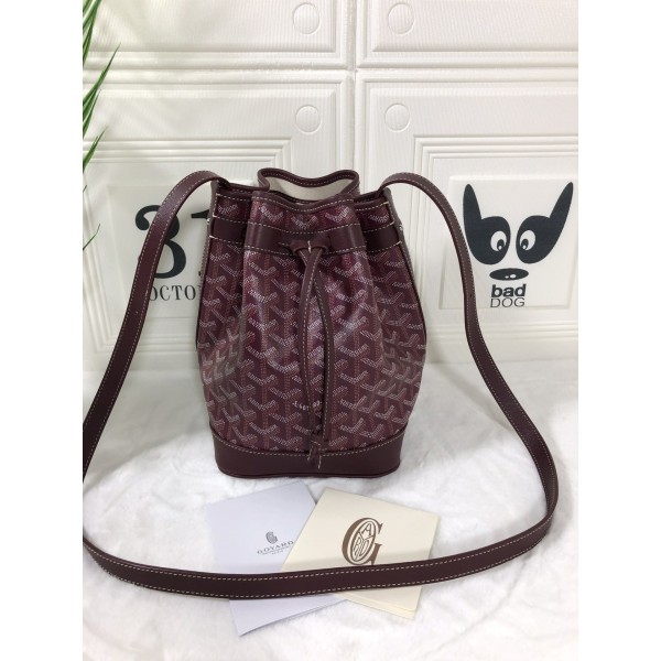 GOYARD drawstring single shoulder bucket bag W29