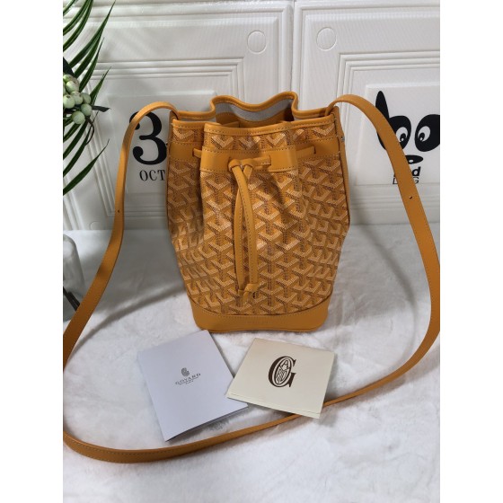GOYARD drawstring single shoulder bucket bag W29