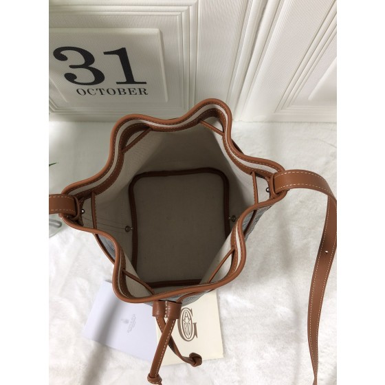 GOYARD drawstring single shoulder bucket bag W29