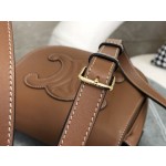 CELINE Full Leather Small Saddle Bag Model: 198263