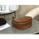 CELINE Full Leather Small Saddle Bag Model: 198263