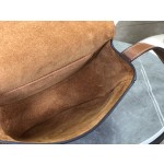 CELINE Full Leather Small Saddle Bag Model: 198263