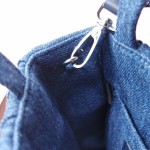 MIU MIU 5BA220 Latest Embroidered Denim Little Tote