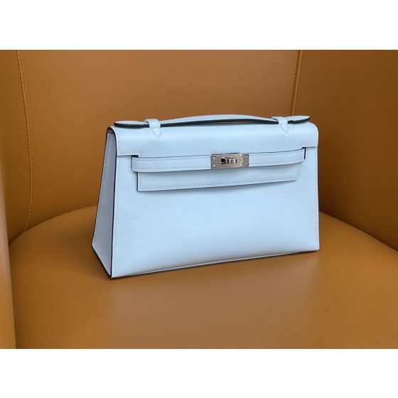 Mini kelly generation Swift T0 haze blue silver buckle