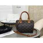 CELINE Small Boston Old Flower Black Model: 197582