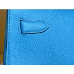 Kelly28 Izmir blue epsom leather