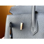 Birkin 25/30 Tin ware Grey togo rose Gold buckle