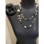 CHANEL Pearl Double C Sweater Chain