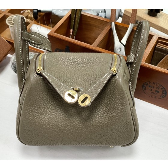 mini lindy Elephant gray original leather