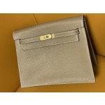 Kelly Danse elephant grey evercolor gold buckle