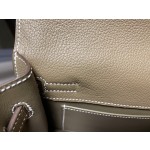 Kelly Danse elephant grey evercolor gold buckle