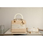 Dior Wicker Basket Bag
