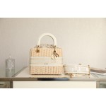 Dior Wicker Basket Bag
