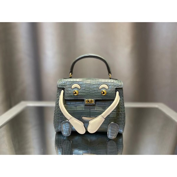 kelly doll  American crocodile top craftsmanship wax thread hand sewing