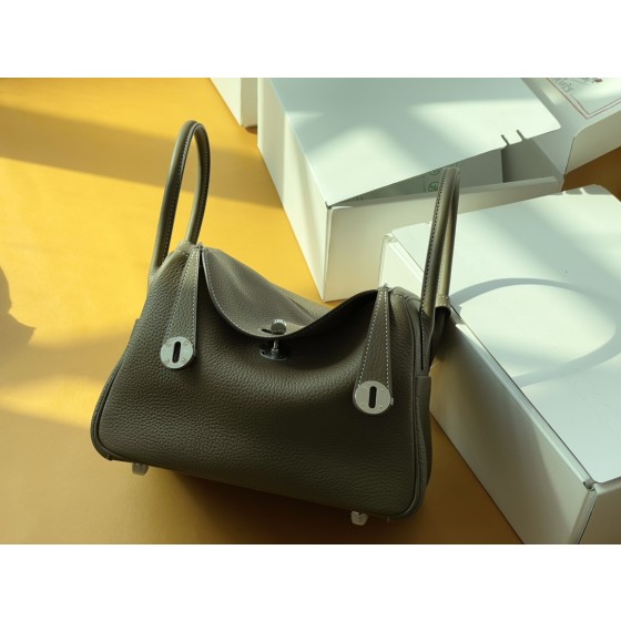 lindy26 elephant grey tc leather national grey