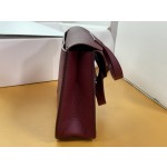 halzan 25 bordeaux burgundy TC leather