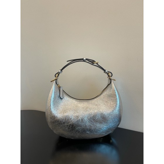 FENDI praphy underarm bag small silver