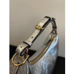 FENDI praphy underarm bag small silver