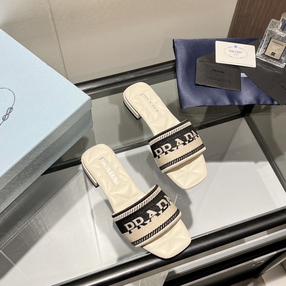 Prada leather outsole shoes