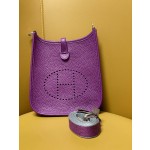 Mini evelyn anemone purple tc leather