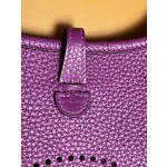 Mini evelyn anemone purple tc leather