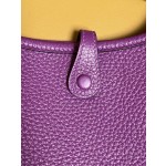Mini evelyn anemone purple tc leather