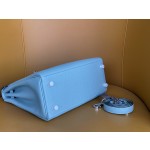 Kelly25 days cyan togo leather