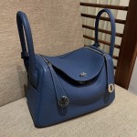 lindy26 R2 onyx blue French Tc cowhide Beeswax thread stitching