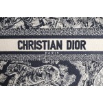 DIOR TOTE blue tiger pattern