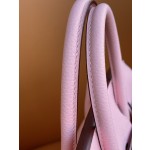 Birkin 25/30 3q Pink togo Leather Silver Buckle