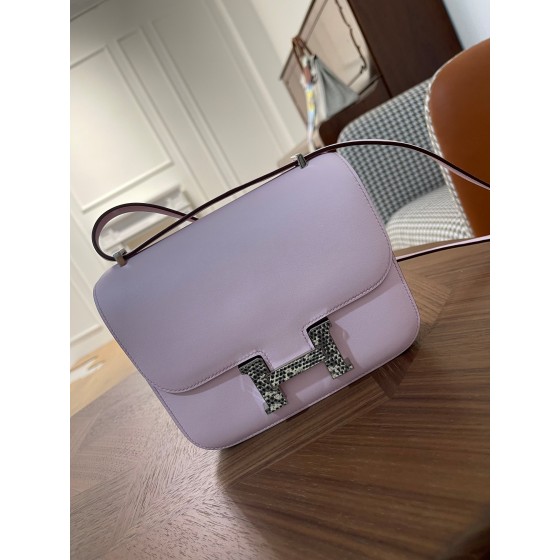 Kangkang 19 3Q powder swift leather lizard buckle