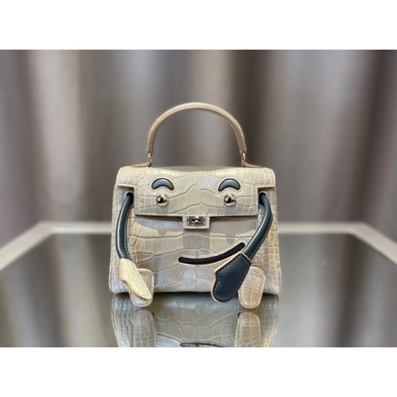 kelly doll  American crocodile top craftsmanship wax thread hand sewing