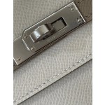 Kelly25 milkshake white and golden brown epsom matte gold buckle