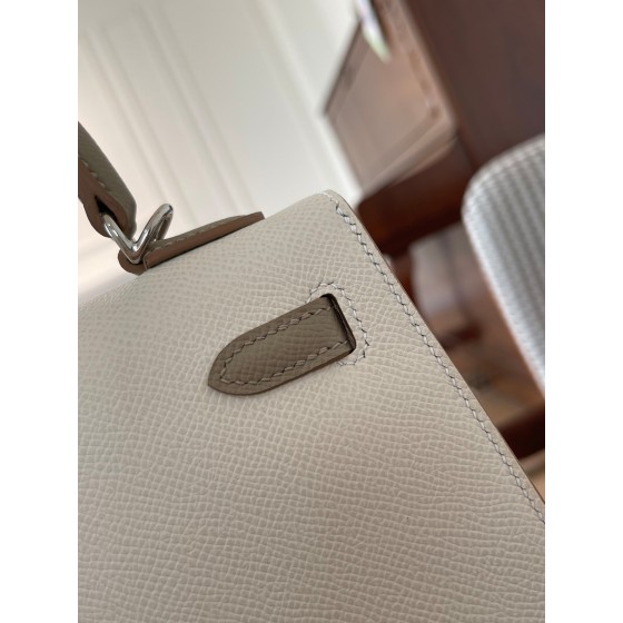 Kelly25 milkshake white and golden brown epsom matte gold buckle