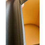 Halzan 25 gold buckle black TC leather