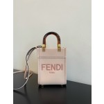 FENDI Sunshine mini tortoiseshell portable crossbody cute