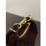 FENDI praphy underarm bag sheep skin coffee